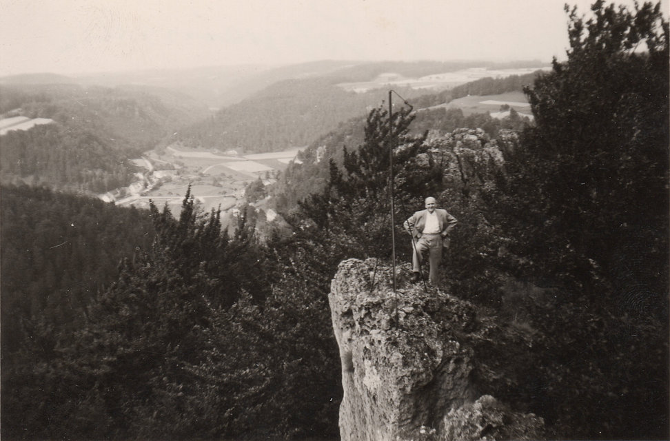 Hermann Neuling in the mountains